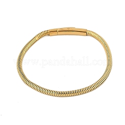 Браслеты-змейки из нержавеющей стали 304 для женщин&nbsp;BJEW-Z087-18G