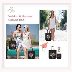 Холщовая сумка через плечо своими руками 3d вышивка стартовый комплект DIY-WH0386-45