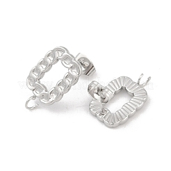 Фурнитура для сережек-гвоздиков из нержавеющей стали 304&nbsp;LS-STAS-D366-12P