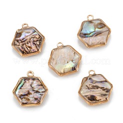 Природные пауа оболочки подвески&nbsp;KK-K252-05G-02