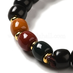 Bracciali perline di legno&nbsp;BJEW-B080-27B