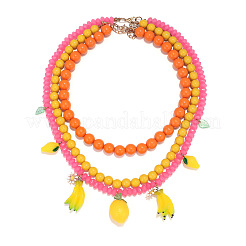 Colliers plastrons à un rang pour femmes&nbsp;WG73E1C-01