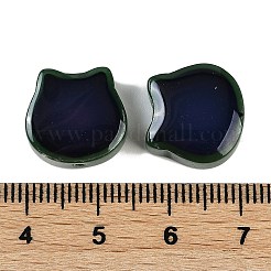 Двухцветные стеклянные бусины для настроения GLAA-Z007-12D