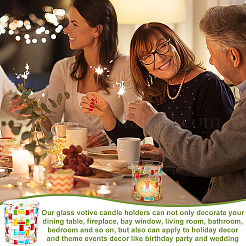 2 шт. 2 стиля стеклянная хрустальная чашка AJEW-GA0007-39