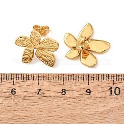 Серьги-гвоздики из нержавеющей стали 304&nbsp;EJEW-P338-02G