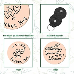 201 памятная монета из нержавеющей стали AJEW-CN0002-35G