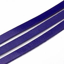 牛革コード  ダークブルー  10x2mm  約100ヤード/バンドル（300フィート/バンドル）&nbsp;WL-Q007-10x2-25