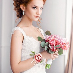 4шт шелковый корсаж на запястье&nbsp;AJEW-CP0001-63