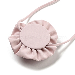 Collane girocollo in tessuto con cravatta a rosa per donna&nbsp;NJEW-Z022-01L