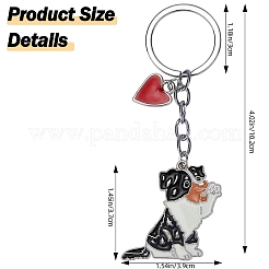 Portachiavi in lega a tema animale&nbsp;KEYC-SZC0007-01L