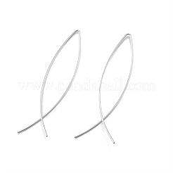 Orecchini in ottone minimalista&nbsp;EJEW-TA0010-01S