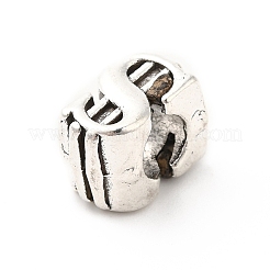 Европейские сплавочные бусины тибетского стиля  PALLOY-P293-132AS