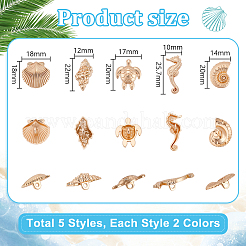 40 шт. 10 стиля пуговицы из сплава с тремя отверстиями на ножке&nbsp;BUTT-PH0001-69