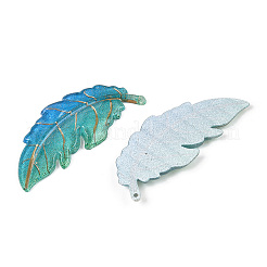 Большие подвески из полупрозрачного акрила с печатью OACR-T028-25