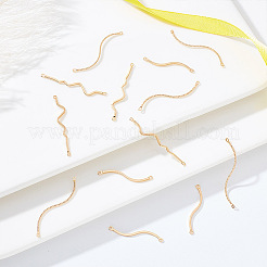 30 шт. 3 стиля подвески-подвески для соединителей из латуни с покрытием стойки KK-GA0001-34