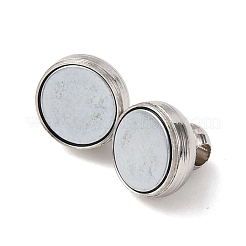 Messing-Magnetverschlüsse mit Schlaufen&nbsp;KK-H361-S-NR