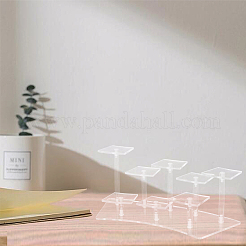 Прозрачные акриловые минифигурки с 8 слотом&nbsp;ODIS-WH0043-29A