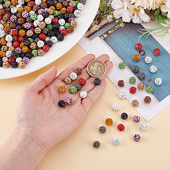 150шт 15 цвета бусины из полимерной глины ручной работы CLAY-ME0001-02