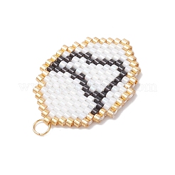 Подвески из стеклянных бусин с изображением двенадцати созвездий PALLOY-MZ00891-05