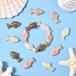 20шт непрозрачные акриловые бусины с покрытием&nbsp;MACR-YW0004-12