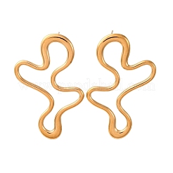 Серьги-гвоздики из нержавеющей стали 304 для женщин EJEW-A131-03G