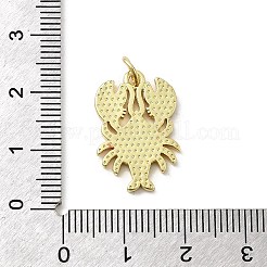 Латунь эмаль подвески&nbsp;KK-P338-03D-G