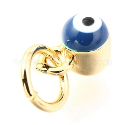 Colgantes de esmalte de latón&nbsp;KK-Y001-02C-03G