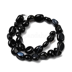 Бусины из натурального черного оникса&nbsp;G-P601-A16-02