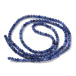 Природный содалит бисер нитей G-D306-A01-2mm-B