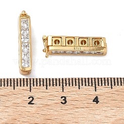 925 Drehverschluss aus Sterlingsilber mit Zirkonia&nbsp;STER-WH0007-28A-G