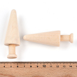 Необработанные деревянные елочные украшения WOOD-T032-13