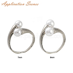 Латунные крепления колец для пальцев&nbsp;KK-L184-54P