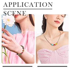 100 шт. ccb пластиковые европейские бусины CCB-TA0001-14