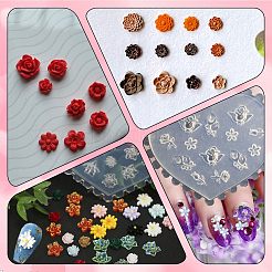 4шт 4 стиля сердца силиконовые резные Молды MRMJ-SC0001-48