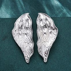 Латунь серьги EJEW-Q015-19P