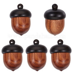 5 шт. отсоединяемые деревянные подвески&nbsp;HJEW-SC0002-53