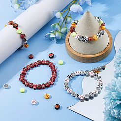 300шт бусины из полимерной глины ручной работы CLAY-DC0001-16