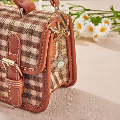 5шт 5 цвета латунные микропаве прозрачные кубические циркониевые подвески ZIRC-SZ0003-95