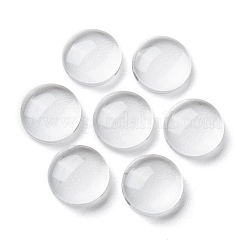 Transparente Glas Cabochons&nbsp;GGLA-R026-8mm