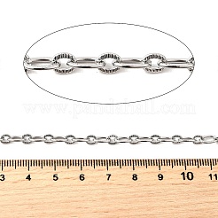 Текстурированные овальные звенья цепей из нержавеющей стали 304 CHS-C018-08P
