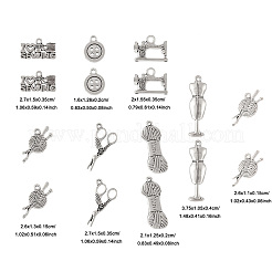 Pendentifs en alliage de style tibétain&nbsp;TIBEP-FP0001-07