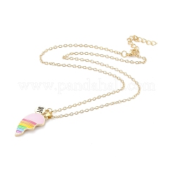 Ожерелья с подвесками из сплава BFF/Best Friends Forever X-NJEW-K124-02C-G