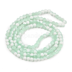 Mattierte Crackle-Glasperlen&nbsp;X1-GLAA-U001-8mm-M01