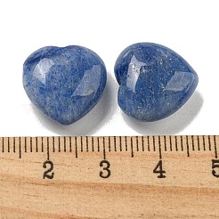 Окрашенные и нагретые бусины из натурального синего авантюрина G-P531-A16-01