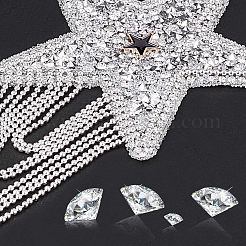 Сверкающий утюг со стразами на заплатках DIY-FG0001-39