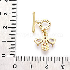 Застежки-кнопки из золотой латуни с микропаве из циркония KK-B100-039G