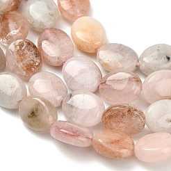 Natürliche rosa Morganit Perlen Stränge&nbsp;G-H335-N01-8x10mm