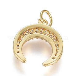 Латунные микро проложить кубического циркония подвески&nbsp;ZIRC-G166-06G