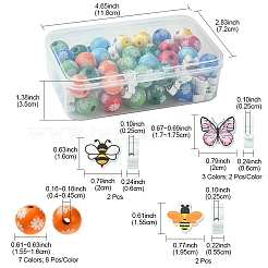 Печатные деревянные бусины WOOD-FS0001-29