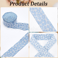 Цветок полиэфирные ленты SRIB-WH20020-053B-03